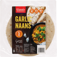 Garlic Naans (5pk)