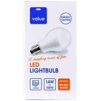 Led 14W Frosted Warm White Bulb (1pk)