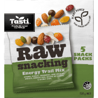 Raw Snacking Energy Trail Mix Snack Packs (5 x 30g)