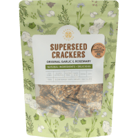 Superseed Original Garlic & Rosemary Crackers (120g)
