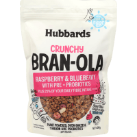 Raspberry & Blueberry Crunchy Bran-Ola (400g)