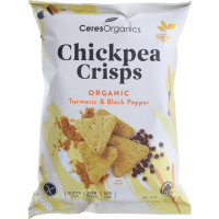 Organic Turmeric & Black Pepper Chickpea Crisps (100g)
