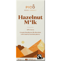 Vegan Organic Hazelnut M*lk Chocolate Block (80g)