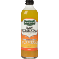Sparkling Turmeric Raw Kombucha (350ml)