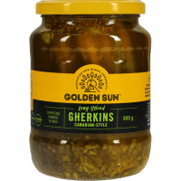 Long Sliced Canadian Style Gherkins (680g)