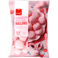 Strawberry Jelly Filled Mallows (300g)