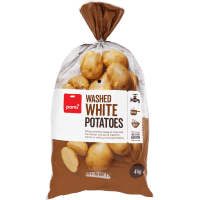 Washed White Potatoes (4kg)