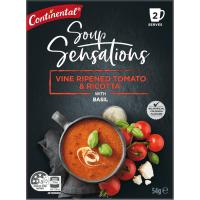 Sensations Vine Ripened Tomato & Ricotta With Basil Soup (2 x 27g)