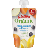 Organic Apple Pumpkin & Kumara With Blueberries 6+ Months Pureed (120g)