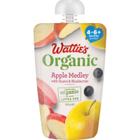 Organic Apple Medley With Guava & Blueberries 4-6+ Months Pureed (120g)