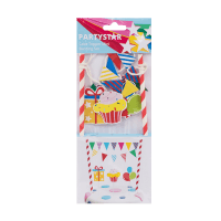 Partystar Cake Topper Mini Bunting Set (1ea)