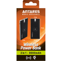 Wireless & USB 2n1 Power Bank Pack (1ea)