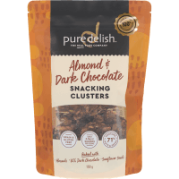 Almond & Dark Chocolate Snacking Clusters (150g)