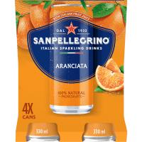 Aranciata Sparkling Fruit Drink (4 x 330ml)