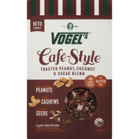 Cafe-Style Toasted Peanut Coconut & Cacao Blend Muesli (400g)
