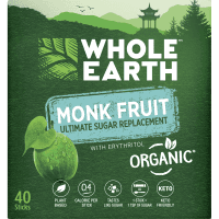 Organic Monk Fruit Sugar Replacement Sticks (40pk)