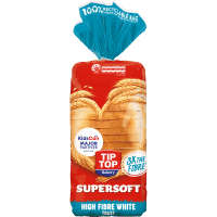 Supersoft High Fibre White Toast Bread (700g)