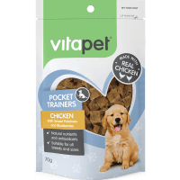 Pocket Trainers Chicken Sweet Potato & Blueberries Dog Treats (70g)