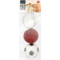 Squeaky Balls Pet Toys (3pk)