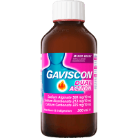 Dual Action Mixed Berry Heartburn & Indigestion Relief Liquid (300ml)