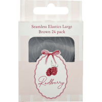 Redberry Seamless Elastics Large Brown (24pk)
