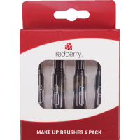 Red Berry Make up Brushes (4pk)