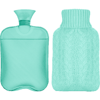 Pvc Hot Water Bottle & Knit Cover (1pk)