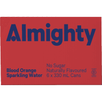 No Sugar Blood Orange Sparkling Water (6 x 330ml)
