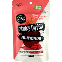 Skinny Dipped Berry Dusted Dark Chocolate Almonds (130g)