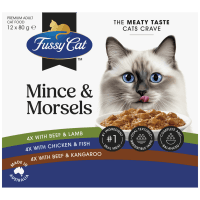 Twice As Tasty Mince & Morsels Wet Cat Food (12 x 80g)