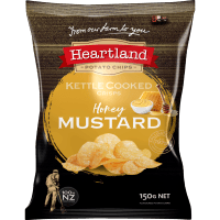 Kettle Cooked Honey Mustard Potato Chips (150g)