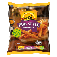 Pub Style Straight Cut Sweet Potato Fries (750g)