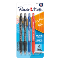 Profile 0.7mm Gel Pens (4pk)