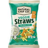 Sour Cream & Chives Veggie Straws (100g)
