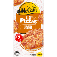 Ham & Cheese Lil' Pizzas (4 x 100g)