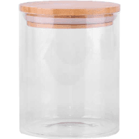 Glass Jar With Bamboo Lid 750ml (1ea)