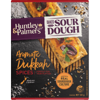 Aromatic Dukkah Spices Baked Sour Dough Crackers (145g)