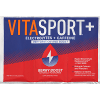Plus Electrolytes + Caffeine Berry Boost Electrolyte Drink Base (3 x 33g)