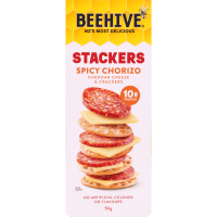 Spicy Chorizo Cheddar Cheese & Crackers Stackers (50g)