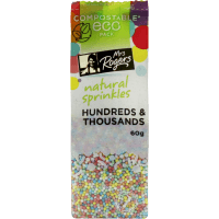 Hundreds & Thousands Natural Sprinkles (60g)