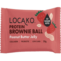 Low Sugar Keto Peanut Butter Jelly Protein Brownie Ball (30g)
