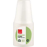 Compostable Cups Sugarcane (20pk)