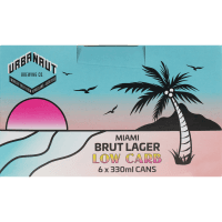 Low Carb Miami Brut Lager (6 x 330ml)