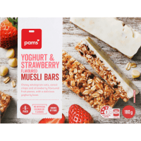 Yoghurt & Strawberry Flavoured Muesli Bars (6 x 30g)