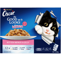 Kitten Menus in Jelly Wet Cat Food Pouch (12 x 85g)