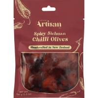 Spicy Sichuan Chilli Olives (150g)