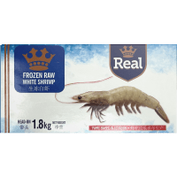 Raw Whole Vannamei Prawns 20/30 (1.8kg)