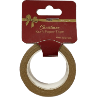 Christmas Printing Kraft Paper Tape (1pk)