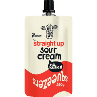 Sour Cream Straight Up Squeezers (250g)