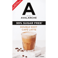 99% Sugar Free Double Shot Cafe Latte Coffee Sticks (10 x 16g)